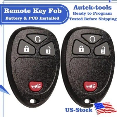 2 Llavero remoto para GMC Sierra 1500 2500 2007 2008 2009 2010 2011 2012 2013 Foto 1 de 4