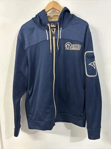 NFL - Majestic Los Angeles Rams Size XL Hooded Jacket - Thermabase - VGC - Picture 1 of 9