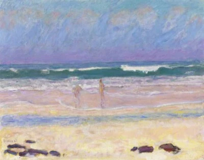 Impresión en lienzo de playa Pierre Bonnard 16 x 20 #3358 Foto 1 de 4