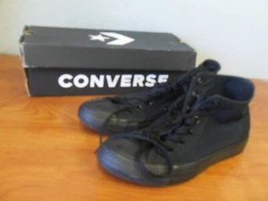 Converse Chuck Taylor All Star Lona Negro Monocromo Top Alto Unisex M3310 - Imagen 1 de 18