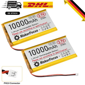 2 x 10000mAh Lipo Batería 3.7V Litio Batería Micro PH2.0 para Raspberry Pi Board - Imagen 1 de 10
