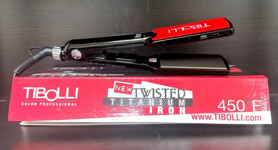 TIBOLLI  twisted titanium flat iron - Image 1 of 1