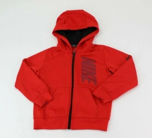 Little Boys Nike Full Zip Sweatshirt Red Size 4 - Picture 1 of 7
