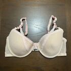 Smart & Sexy Cage Front Bra 36D 38C Underwire Lace Padded Adjustable Strap