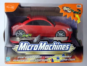 SELTEN 2001 MICRO MACHINES STUNT DOUBLE COUPE SHARK HASBRO NEU VERSIEGELT! - Bild 1 von 7