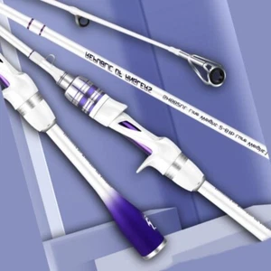 1.68m 1.8m Lure Fishing Rods Carp Carbon Fiber Rod Casting Spinning 2 Sections - Picture 1 of 41