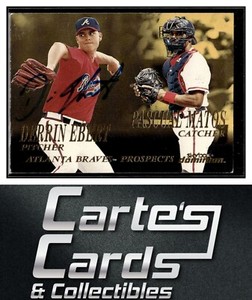 Derrin Ebert 2000 SkyBox Dominion #286 Atlanta Braves TTM/IP Signed Autographed