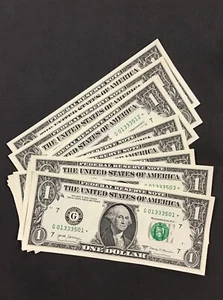 2017A Uncirculated $1 Dollar Star Notes ( FRB Chicago ) - Picture 1 of 1