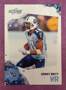 2010 Score #287 Kenny Britt Tennessee Titans Football Card - PC Quality & TTM - Picture 1 of 2