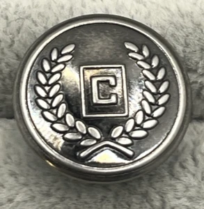 Men's 10 Replacement Silver Grey Pewter Color Ralph Lauren CHAPS Buttons Shanks - Picture 1 of 3