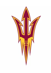 Calcomanía adhesiva troquelada de vinilo resistente a la intemperie Arizona State Sun Devils 07 - Imagen 1 de 1
