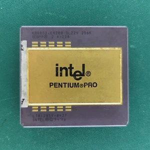 1 CPU INTEL PENTIUM PRO VINTAGE CERAMIC CPU FOR GOLD SCRAP RECOVERY RARE - Picture 1 of 10