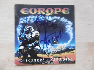 Europe "Joey Tempest" Autogramme signed CD Booklet "Prisoners Paradise" - Picture 1 of 1