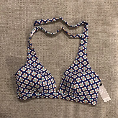 Huit Paris Halter Bikini Top Swimwear Women’s Size US 36D Lined NWT - Image 1 of 4