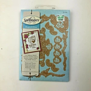 Spellbinders Rose Thorns Die Embossing Shapeabilities Flower Scrapbooking S5-235 - Picture 1 of 8