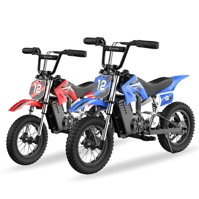 Cross Bike Kinder Elektro Pocket Bike 350W Motorrad Dirt Bike 12Zoll 3-14 Jahren - Bild 1 von 4