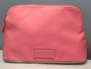 BOLSO DE COSMÉTICOS/MAQUILLAJE CORAL/DORADO VICTORIA'S SECRET NUEVO - Imagen 1 de 11