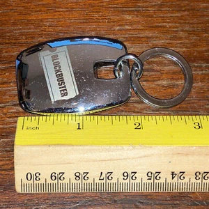 Blockbuster Video - Solid Metal Keychain - Used - F/G Shape - Scratches - Cool - Picture 1 of 8