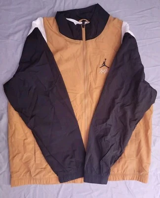 JORDAN ESSENTIALS JACKET DARK BROWN/WHITE  MEN'S SIZE XL FN4621 231 NWT.  - Image 1 of 4