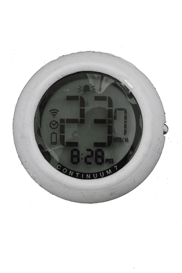 Giant Continuum 7 Tachimetro Ciclismo Contachilometri Calorie Computer Cablato Bianco - Immagine 1 di 1