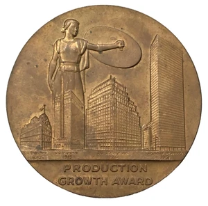 Equitable Assurance Society of the United States Production Growth Award Medal - Picture 1 of 2