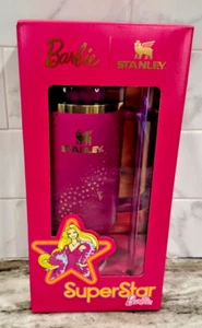 Barbie x Stanley Tumbler 70s SUPERSTAR 40 oz Quencher NEW Limited Edition Glitz - Picture 1 of 8