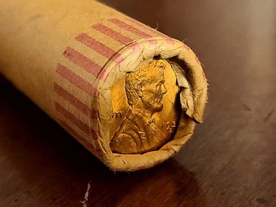 1937-D Lincoln Cent 1C Roll Uncirculated RD - Image 1 of 3