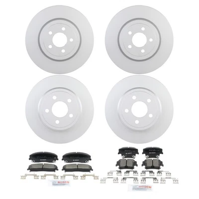 Bosch QuietCast Ceramic Brake Pad and Rotor Kit For 05-23 Dodge Charger - Изображение 1 из 4