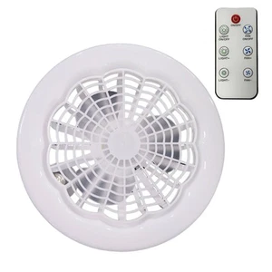 Ceiling Fan Cool Light Fan Lamp E27 Modern LED Lights Ceiling Fan with Light - Picture 1 of 5