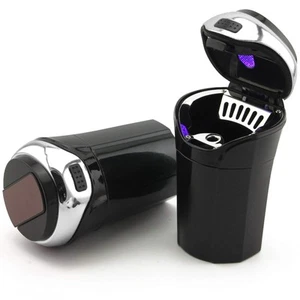Car Ashtray (1-Pack), Easy Clean Up Detachable Stainless Car Ashtray with Lid... - Picture 1 of 7