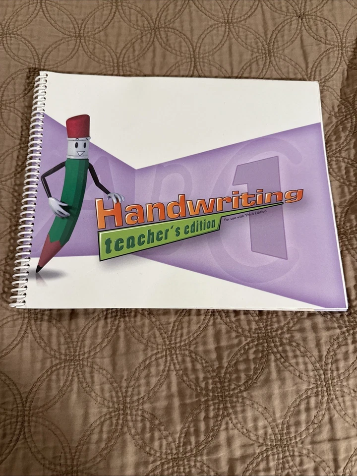 BJU Press 1st Grade Handwriting Teacher's Edition, Third Edition - Image 1 of 3