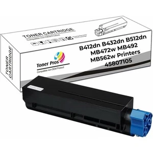 (TM Replacement OKI Okidata 45807105 Toner Cartridge - Black High Yield Compa... - Picture 1 of 2