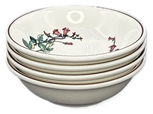 Villeroy & Boch Botanica Fruit Dessert Sauce Bowl Dish Linnaea Set of 4 - Picture 1 of 4