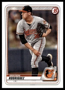 GRAYSON RODRIGUEZ 2020 BOWMAN DRAFT RC BALTIMORE ORIOLES #BD-191 - Picture 1 of 2