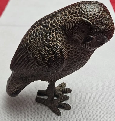 Achla Design Life-Sized Northern Saw-Whet Owl Aluminum Statue Indoor/Outdoor - Image 1 of 4