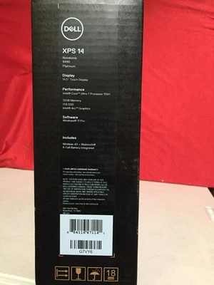 DELL XPS 14 9440 Ultra 7 155H 32GB RAM 1TB SSD OLED TOUCH W-PRO 1YR PRO WTY - Image 1 of 4