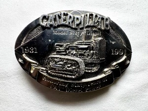 Fibbia cintura argento Caterpillar 60 anni 1931-1991 celebrazione GATTO Diesel Power - Foto 1 di 15