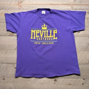 Vintage 1992 Neville Brothers T-Shirt Erwachsene XL Karneval in die Welt lila - Bild 1 von 17