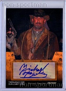 TERMINATOR SALVATION MICHAEL PAPAJOHN AUTOGRAPH