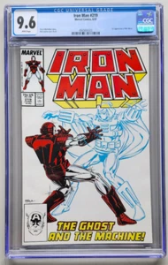 Iron Man #219 - Schlüsselausgabe! - First Appearance of Ghost - CGC 9.6 - Bild 1 von 1