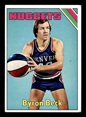 1975 Topps Basketball #258 Byron Beck EX - Image 1 of 2