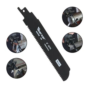 6” Carbide Reciprocating Sabre Saw Blade 8 TPI For Alloy Steel Thick Metal - Bild 1 von 10