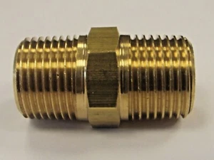 NPT Stecker Messing Nippel Reduzierer eine vollständige Palette von Reduzierungen und geraden Steckern - Bild 1 von 8