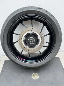 24 YAMAHA YZF R7 YZF-R7 REAR RIM WHEEL COMPLETE STRAIGHT 22 23 - Picture 1 of 7
