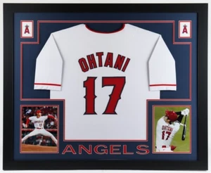 Shohei Ohtani 35x43 Custom Framed Jersey Display - Unsigned - Picture 1 of 1