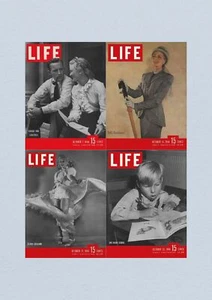 Life Magazine Lot of 4 Full Month of October 1946 7, 14, 21, 28 - Picture 1 of 1