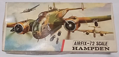 Airfix Hampden sigillato, Scala 1/72. Vintage molto raro, I versione, mint boxed - Immagine 1 di 2