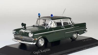 OPEL KAPITAN 1959 POLIZEI L.E.1/1632 - 1/43 - MINICHAMPS - Image 1 of 4