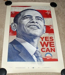 Antar Dayal Barack Obama Yes We Can Political Art Print Poster # /5000 w Receipt - Picture 1 of 7