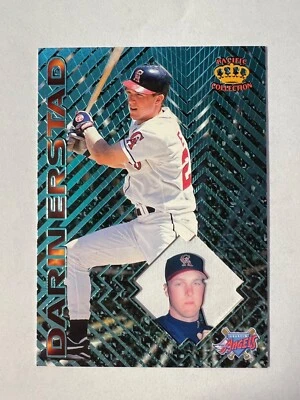 1997 Pacific Prisms Light Blue #3 Darin Erstad Angels  - Image 1 of 2